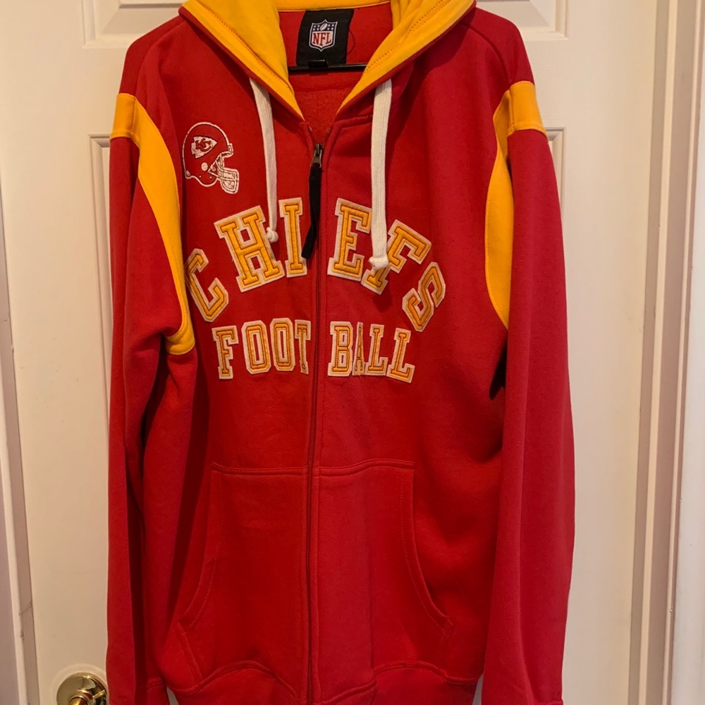 Zip up hooded KC CHIEFS jacket